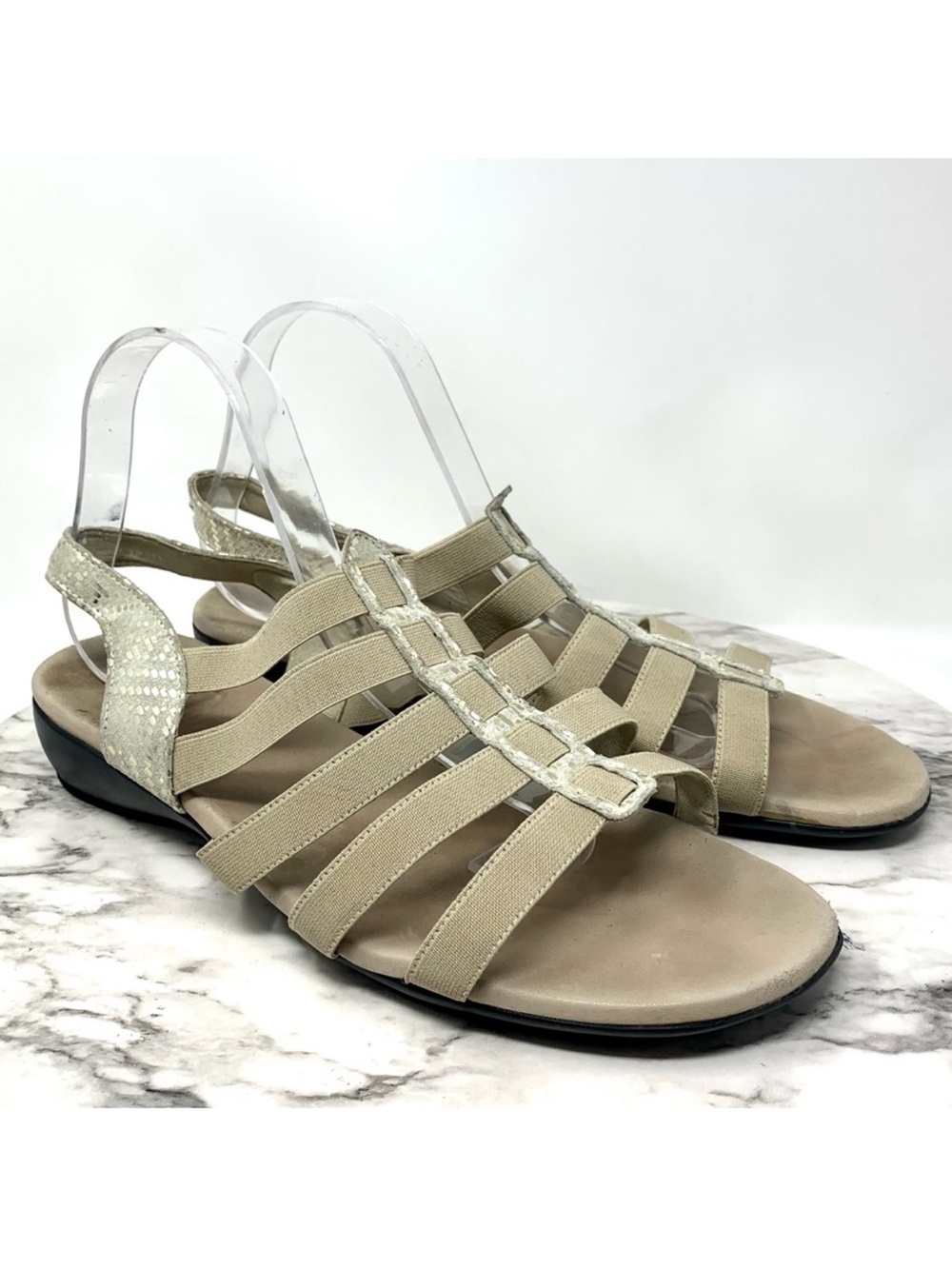 Munro Darian Fisherman Comfort Sandals 11 Double Wide Classic Coastal Euro